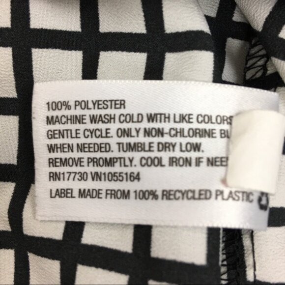 Merona windowpane pattern top - Picture 7 of 8
